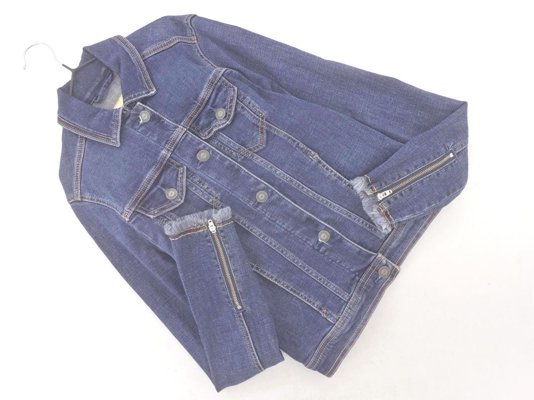  Hollister G Jean Denim jacket sizeS/ blue *# * dla5 lady's 