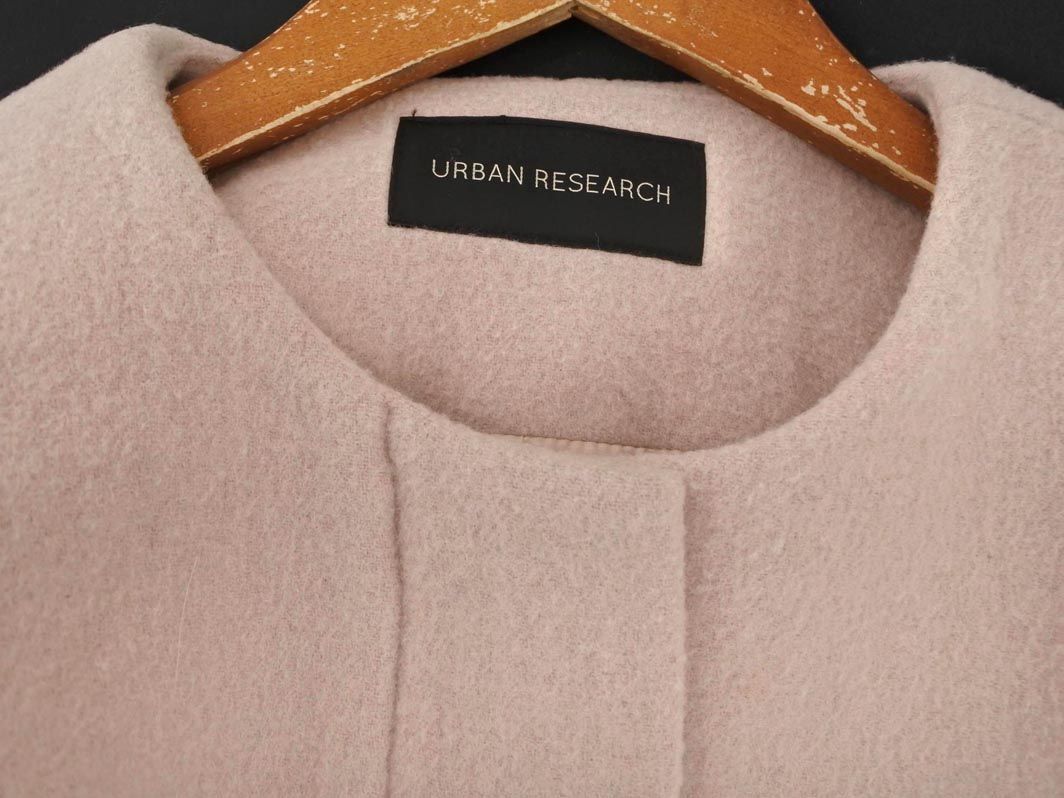 URBAN RESEARCH Urban Research wool . no color jacket sizeF/ pink *# * dla5 lady's 