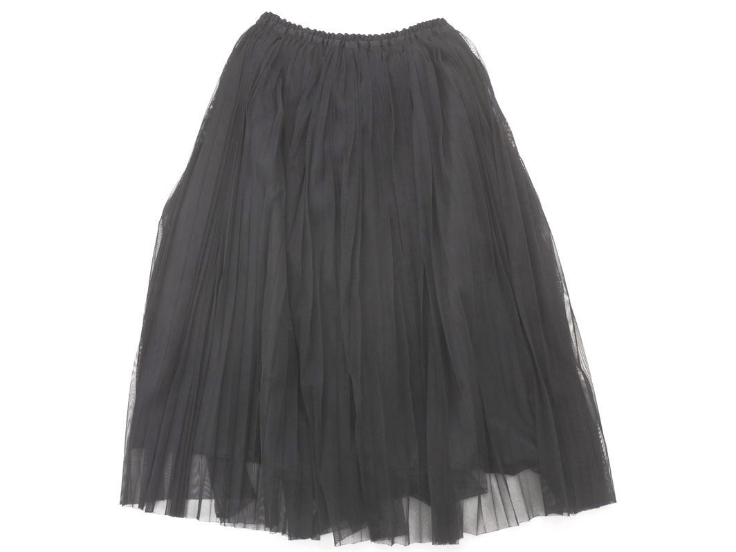 LOWRYS FARM Lowrys Farm chu-ru gathered skirt sizeF/ black ## * dlb2 lady's 