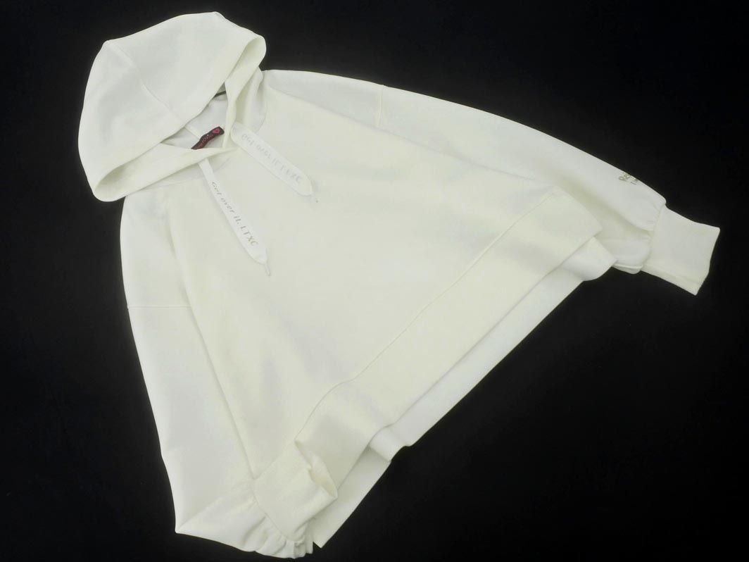  Rav toki Schic Narumi ya wide width pull over Parker sizeS(140cm)/ white *# * dlb8 child clothes 