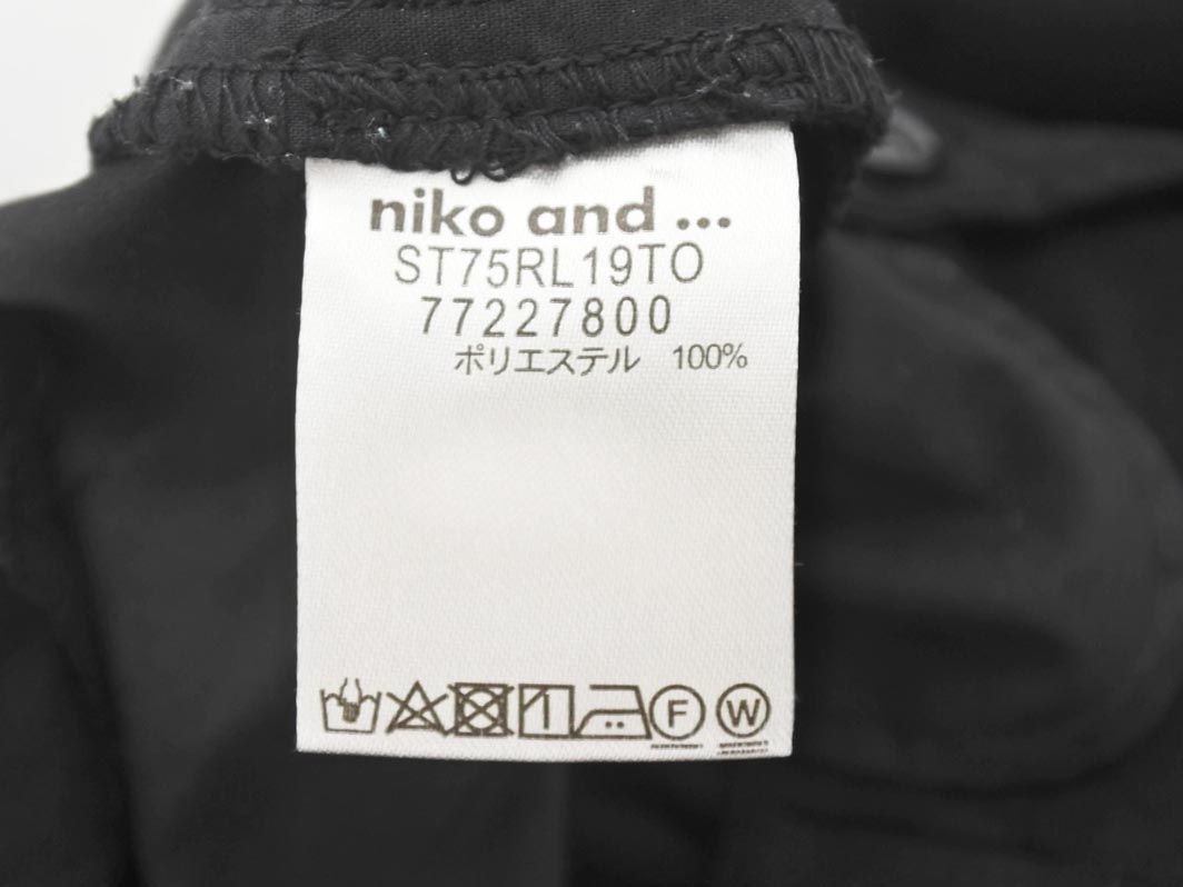niko and ニコ アンド スウェード調 テーパード パンツ sizeM/黒 ◇■ ☆ dlc2 レディース_画像5