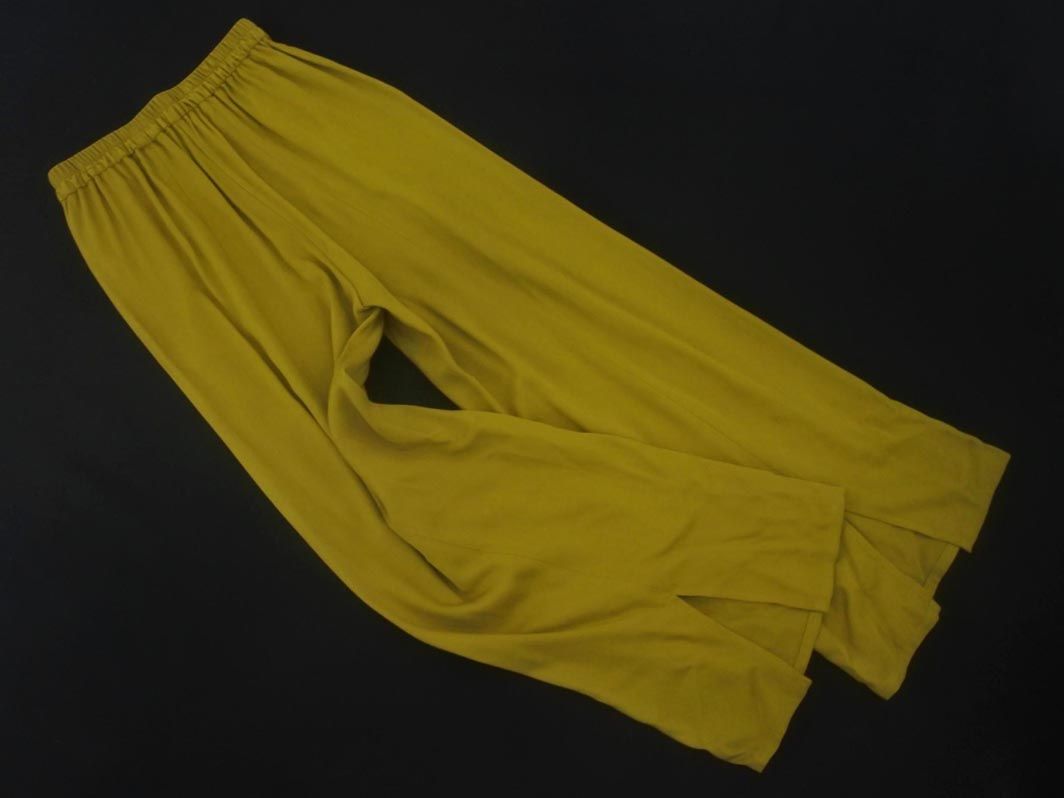  новый товар AZUL BY MOUSSY azur bai Moussy задний разрез широкий брюки sizeS/ lime *# * dlc7 женский 