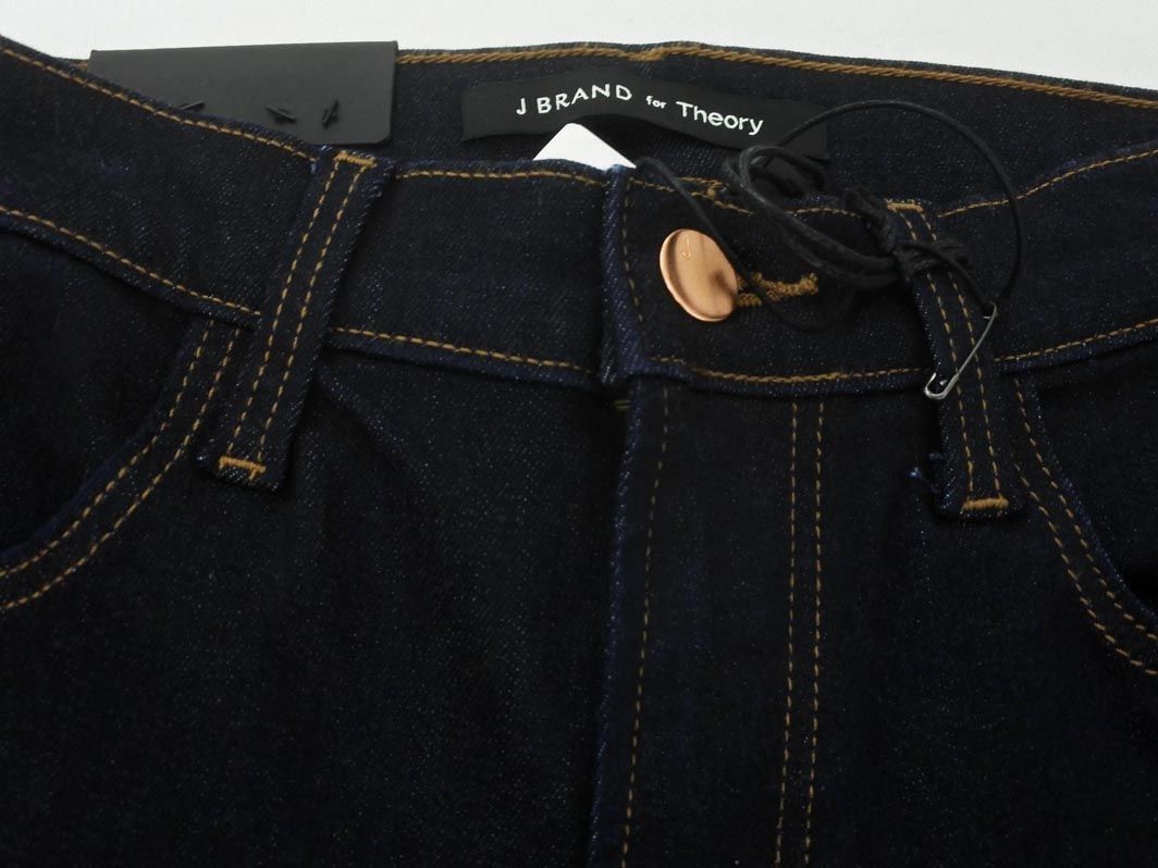 新品 theory セオリー J BRAND スキニー デニムパンツ size25/濃紺 ■■ ☆ dlc5 レディース_画像2