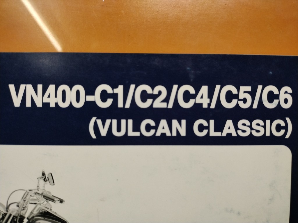 ●（R51127 B4）⑬　VN400-C1/C2/C4/C5/C6　VULCAN CLASSIC　パーツリスト パーツカタログ PARTS LIST PARTS CATALOGUE 送料無料_画像2