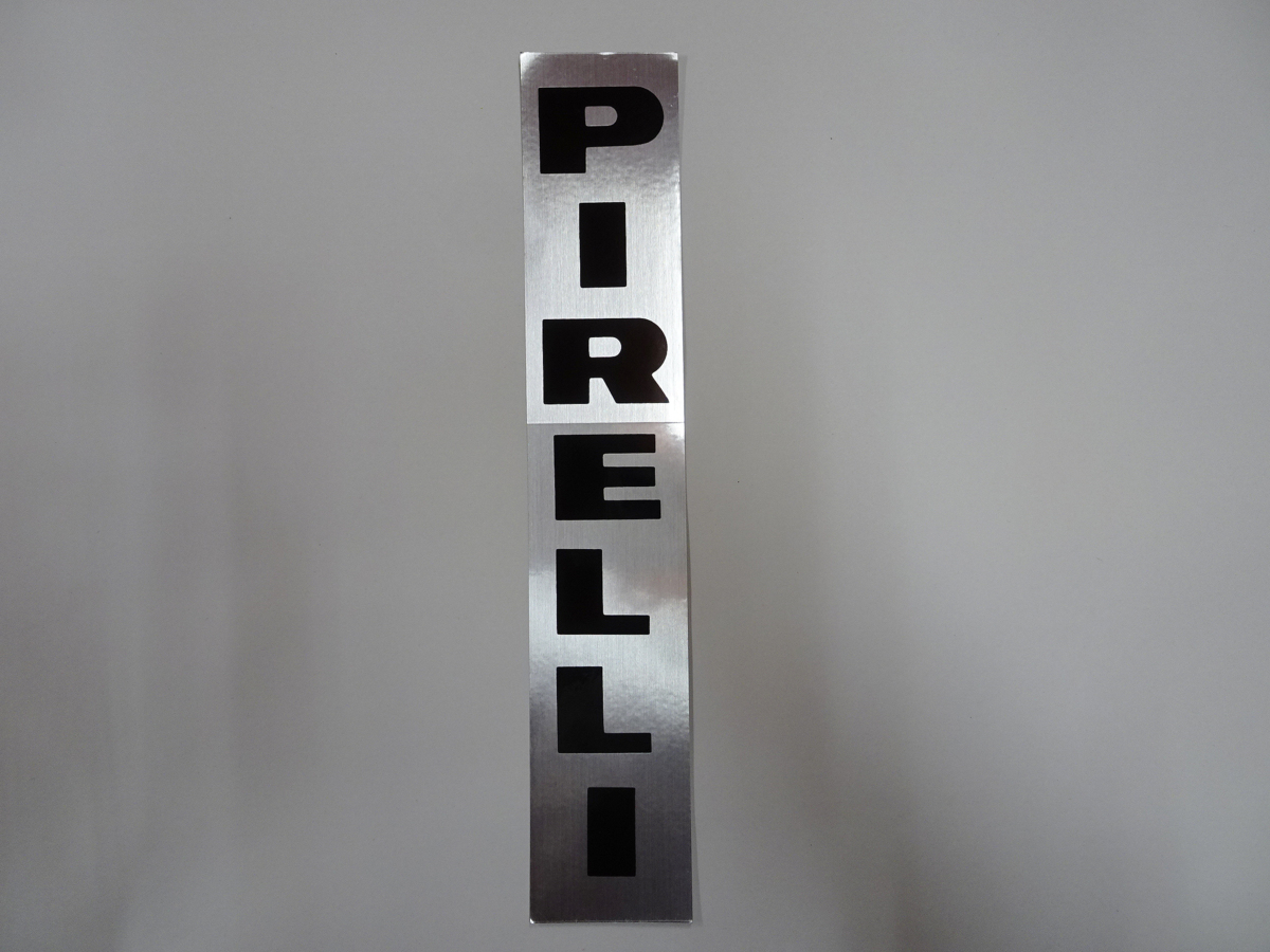 PIRELLI ピレリ ロゴ ステッカー 22cm×4cm 定形外84円_画像1