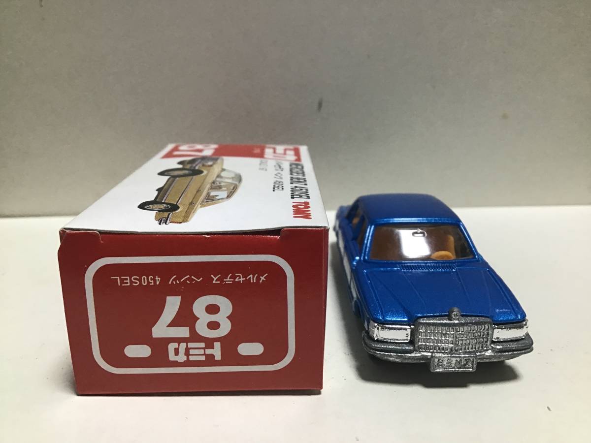 トミカ　赤箱　87 メルセデスベンツ　450SEL 日本製_画像7