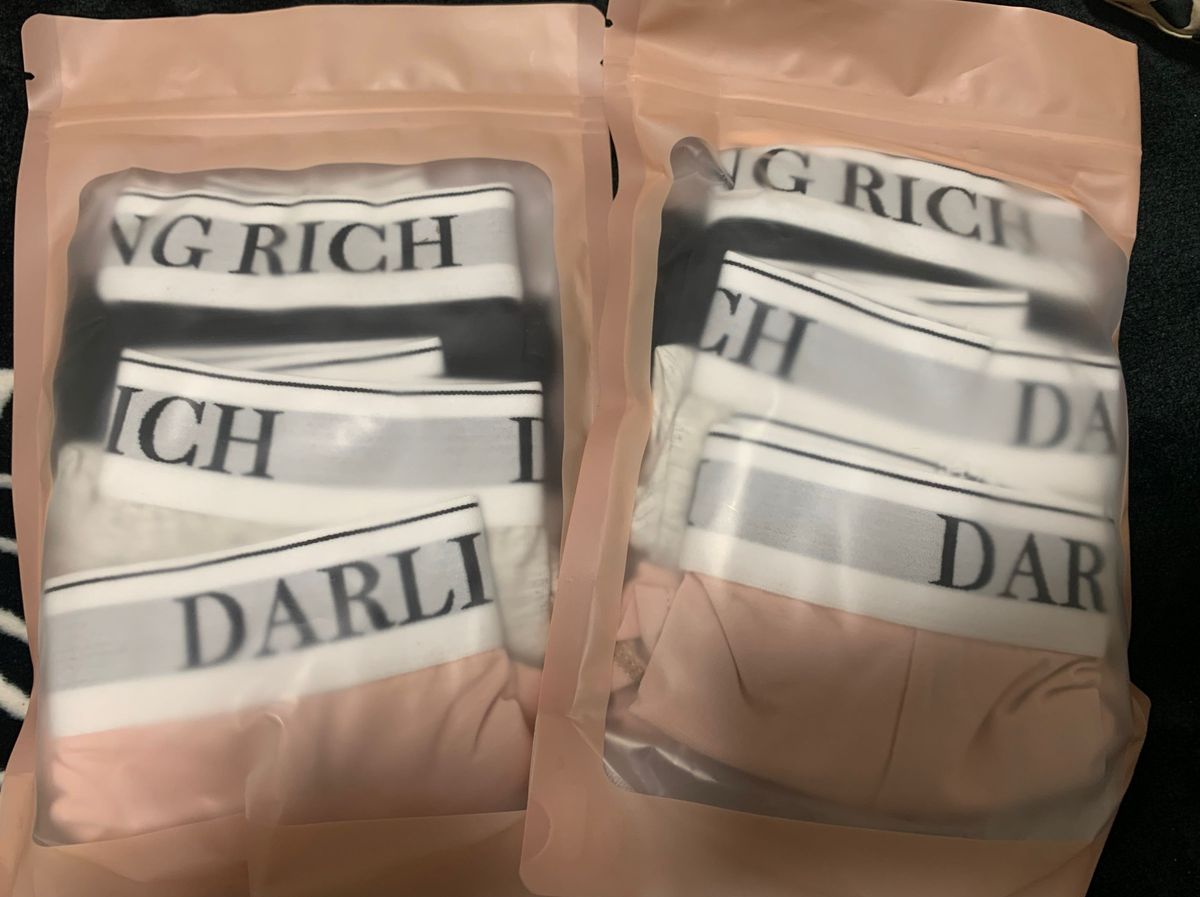 新品未使用】Darichダーリッチ ノベルティ ボクサーパンツ 3色 新品未使用】Darichダーリッチ ノベルティ ボクサーパンツ 3色