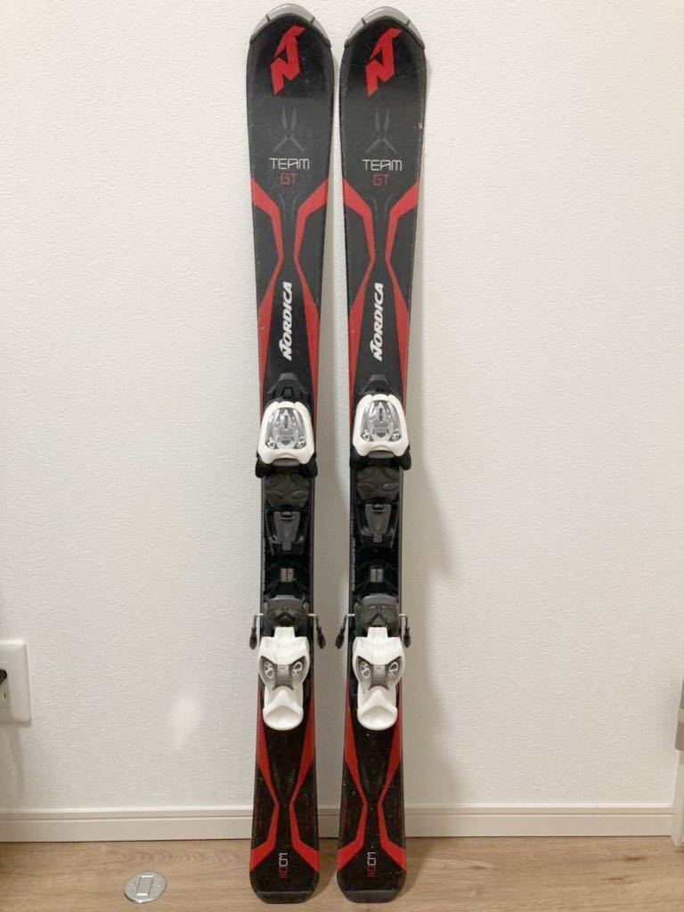 スキー スキー板 NORDICA(ノルディカ TEAM GT FASTRAK 110cm ジュニアスキー キッズ 子供