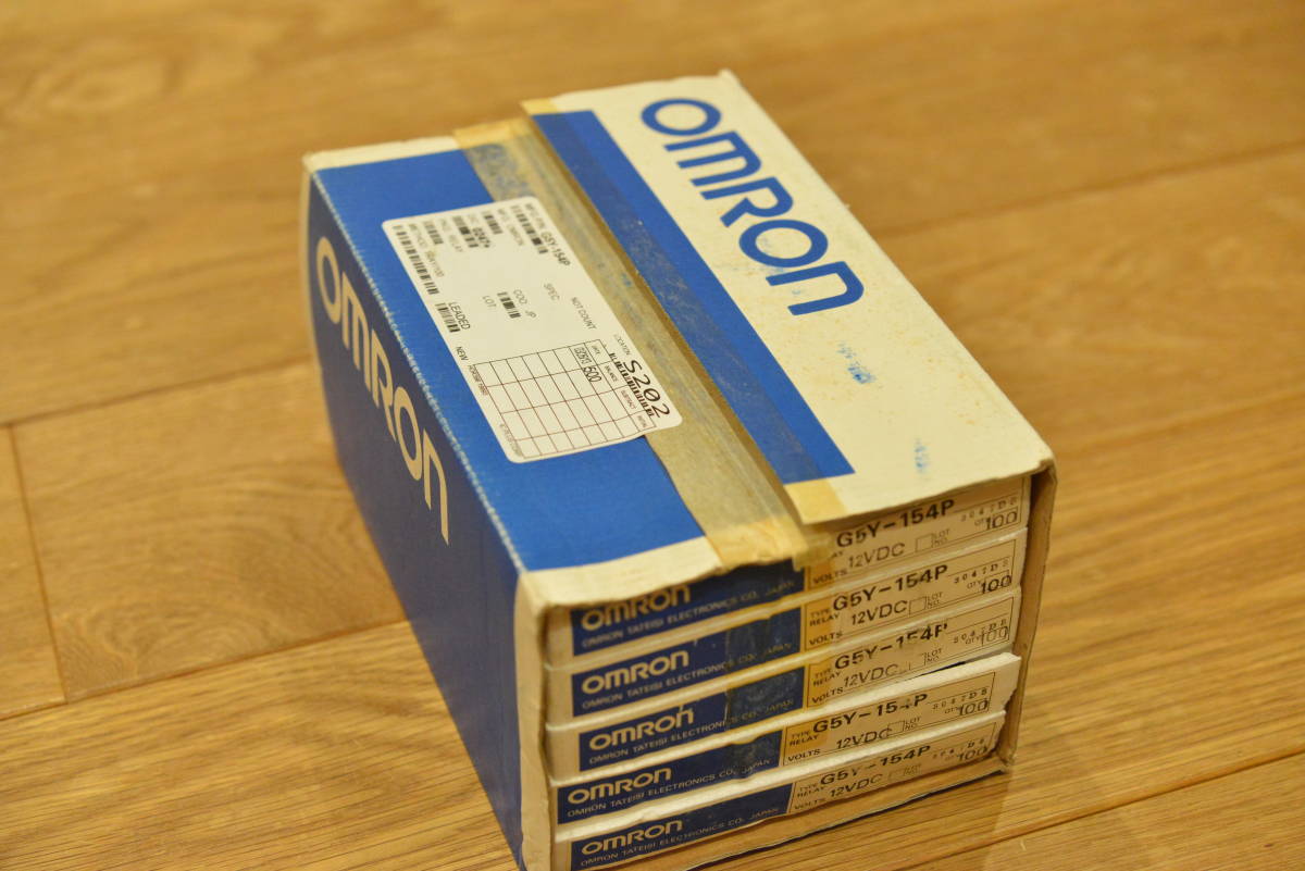 OMRON　オムロン　信号用リレー　高周波リレー　Ｇ５Ｙ－１５４Ｐ　ＤＣ１２Ｖ　新品未使用　長期保管品　G5Y-154P 12VDC_画像4