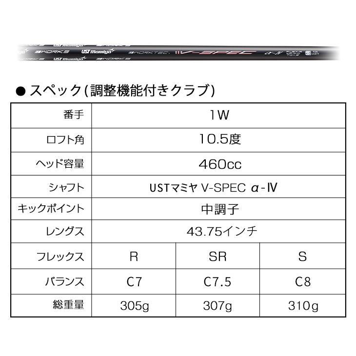 ☆新品☆ワークスゴルフ SLEルール適合 ワイルドディーマックス（WILDDMAX）UST mamiya製 Vspec α Ⅳ シャフト仕様 R / SR / S_画像7