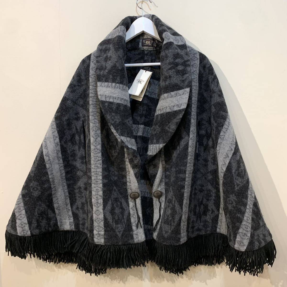  новый товар ！ RRL WOOL NATIVE PONCHO  двойной  ...  шерсть  ... ...  пальто  ... POLO RALPH LAUREN  Polo  Ralph Lauren  XS/S