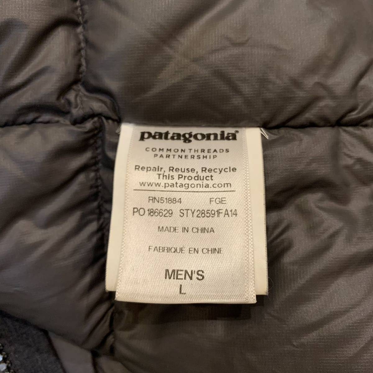 2014 patagonia Hawke's Bay Down Jacket パタゴニア ホークスベイ ダウン ジャケット 28591FA14 サイズ L_画像5