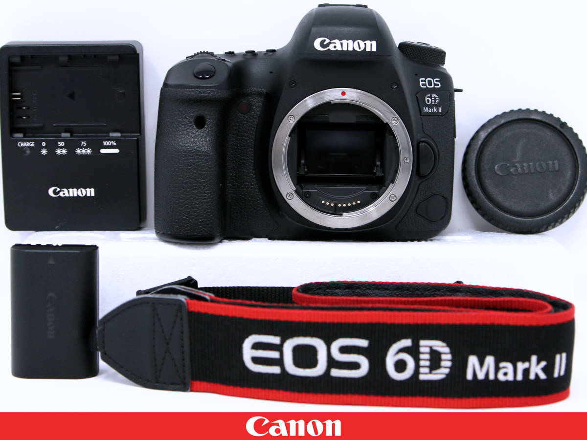 ◇美品◇Canon キャノン EOS 6D Mark II ボディ Mark2◇バリアングル35mmフルサイズ約2620万画素CMOSセンサー搭載デジタル一眼レフカメラ