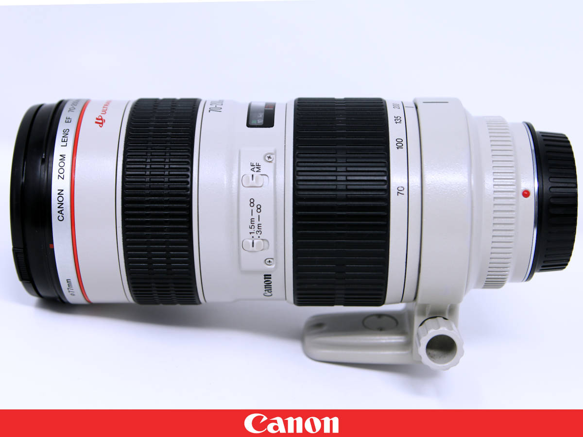 ◇美品◇Canon キャノン EF70-200mm F2.8L USM◇プロテクトフィルター フード 三脚座 ソフトケース付属★シャープでヌケ良い優れた描写性能_画像6