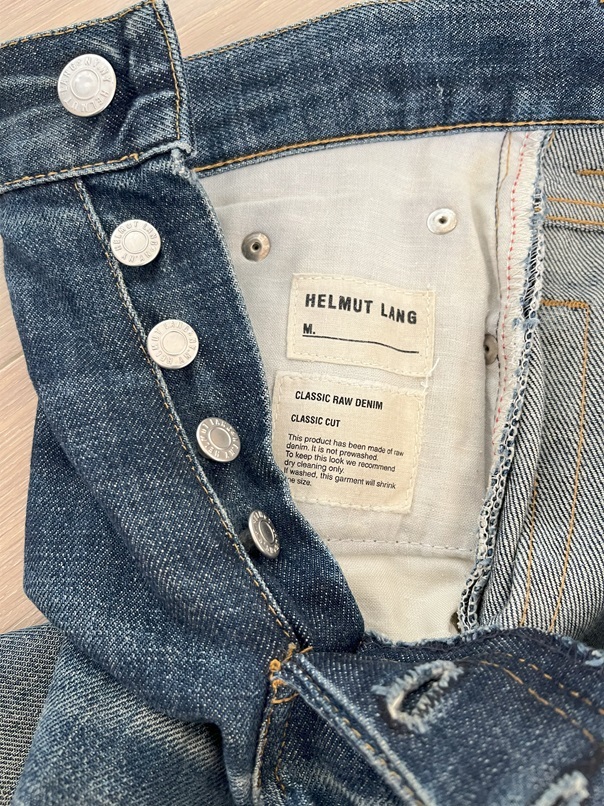 【美品】HELMUT LANG ヘルムート ラング ビンテージ デニム MADE IN ITALY ジーンズ イタリア製 サイズ28_画像4