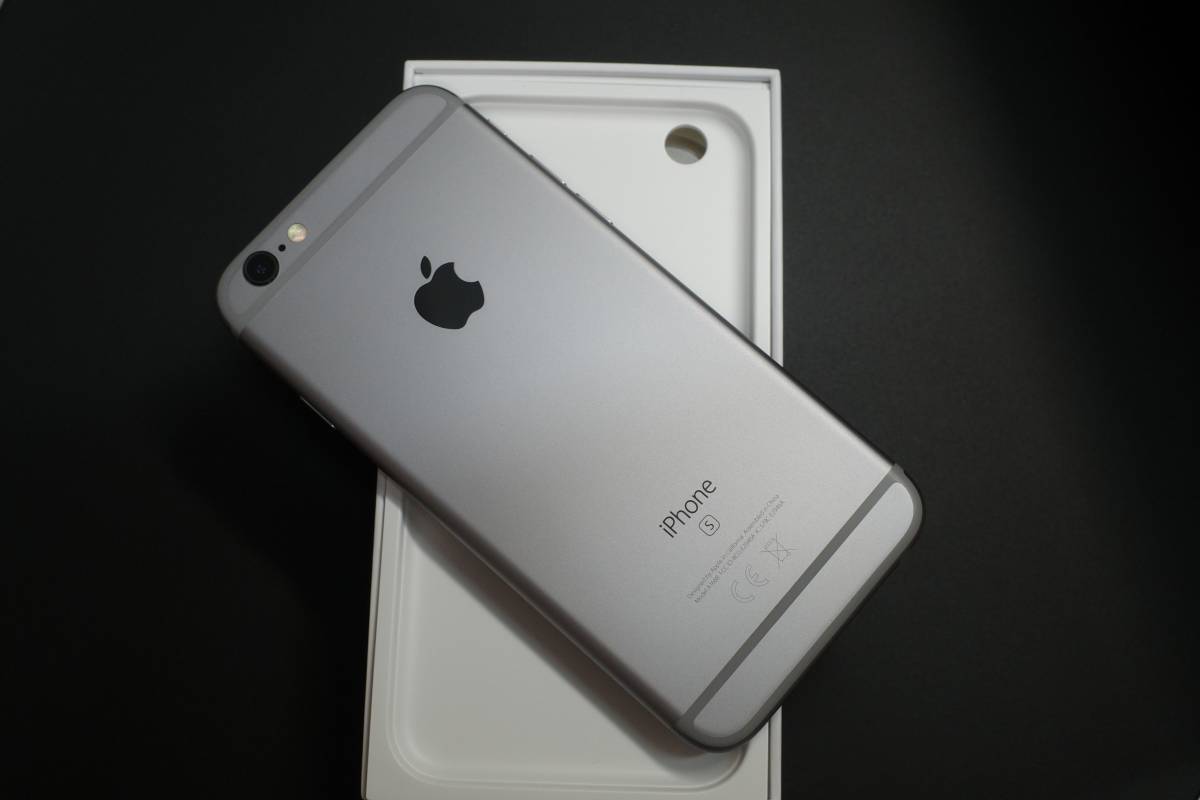 [携帯電話 スマートフォン] バッテリー交換必須 Apple ドコモ版 Docomo版 iPhone 6s 32GB スペースグレイ_画像2