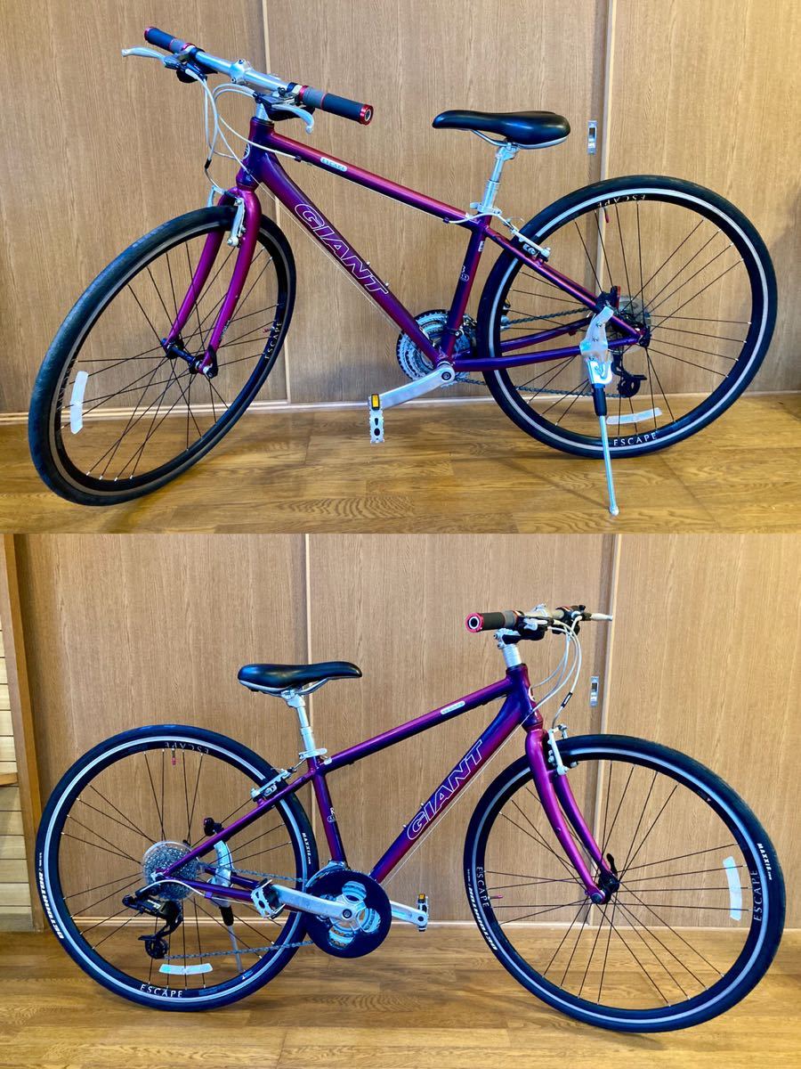ジャイアント エスケープ R3 GIANT ESCAPE R3 紫色 サイズ370(XXS) 前3×後8段 クロスバイク【手渡し限定 山梨県】_画像1