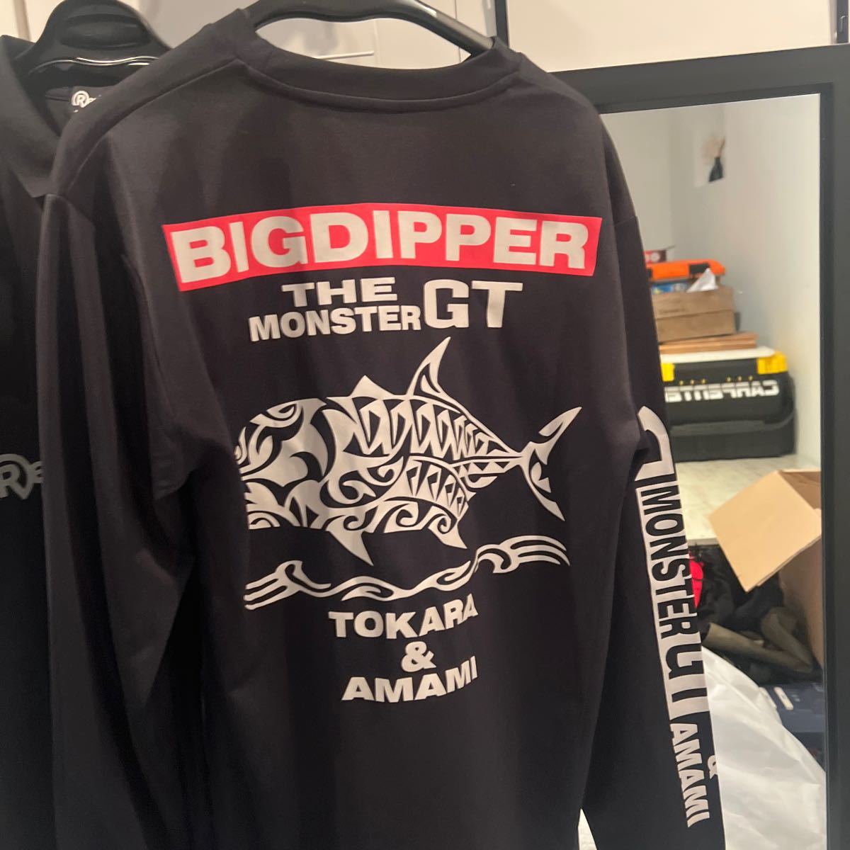 ビッグディッパー長袖ドライTシャツとビッグディッパーリアルビーボイスコラボ半袖ポロシャツドライ素材の2枚セット　Lサイズ　希少_画像7