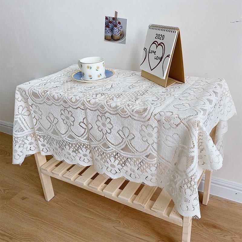  new goods tablecloth multi cover rice field . manner lacework table cover sofa cover furniture dustproof cover 90x90cm