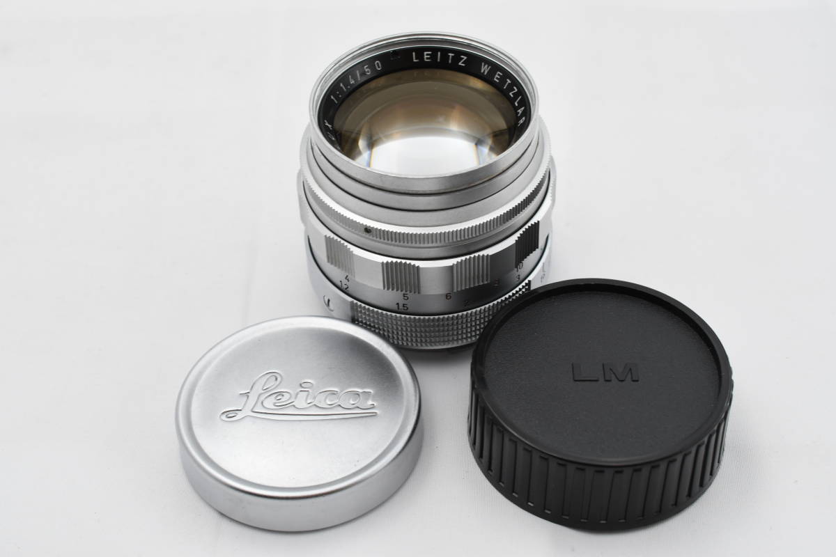 LEICA LEITZ WETZLAR SUMMILUX 50mm F1.4 silver M mount Leica zmi look s(t5989)