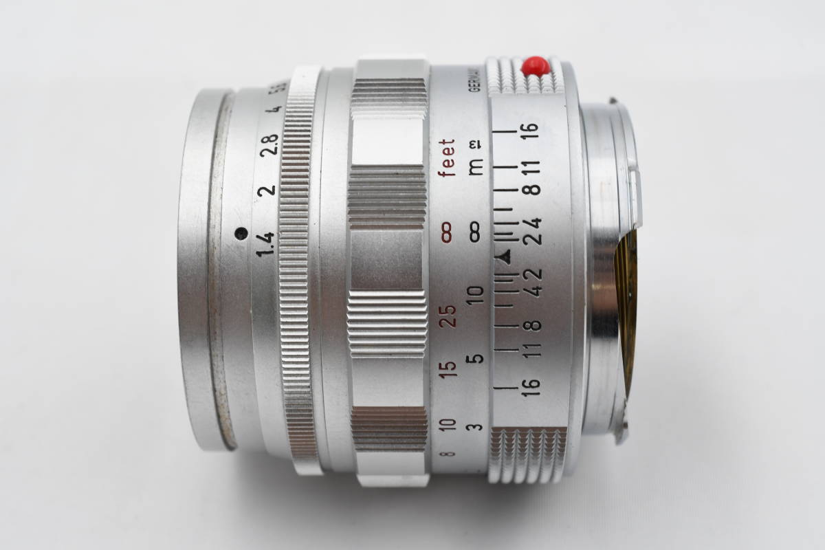 LEICA LEITZ WETZLAR SUMMILUX 50mm F1.4 silver M mount Leica zmi look s(t5989)
