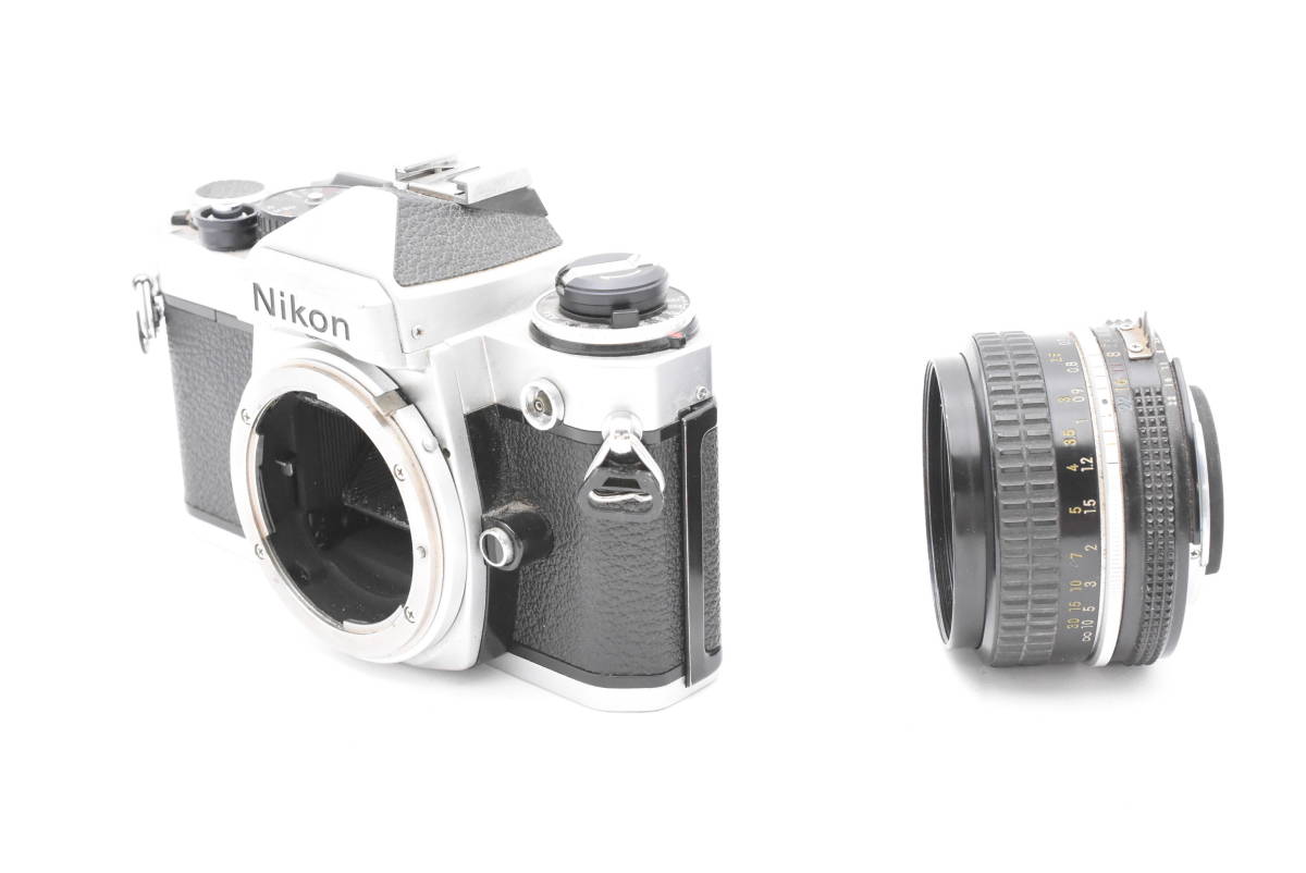 Nikon ニコン Nikon FE 3266525 ボディ/ Nikon Ai NIKKOR 50mm F1.8 1841697 レンズ（t4121）_画像3