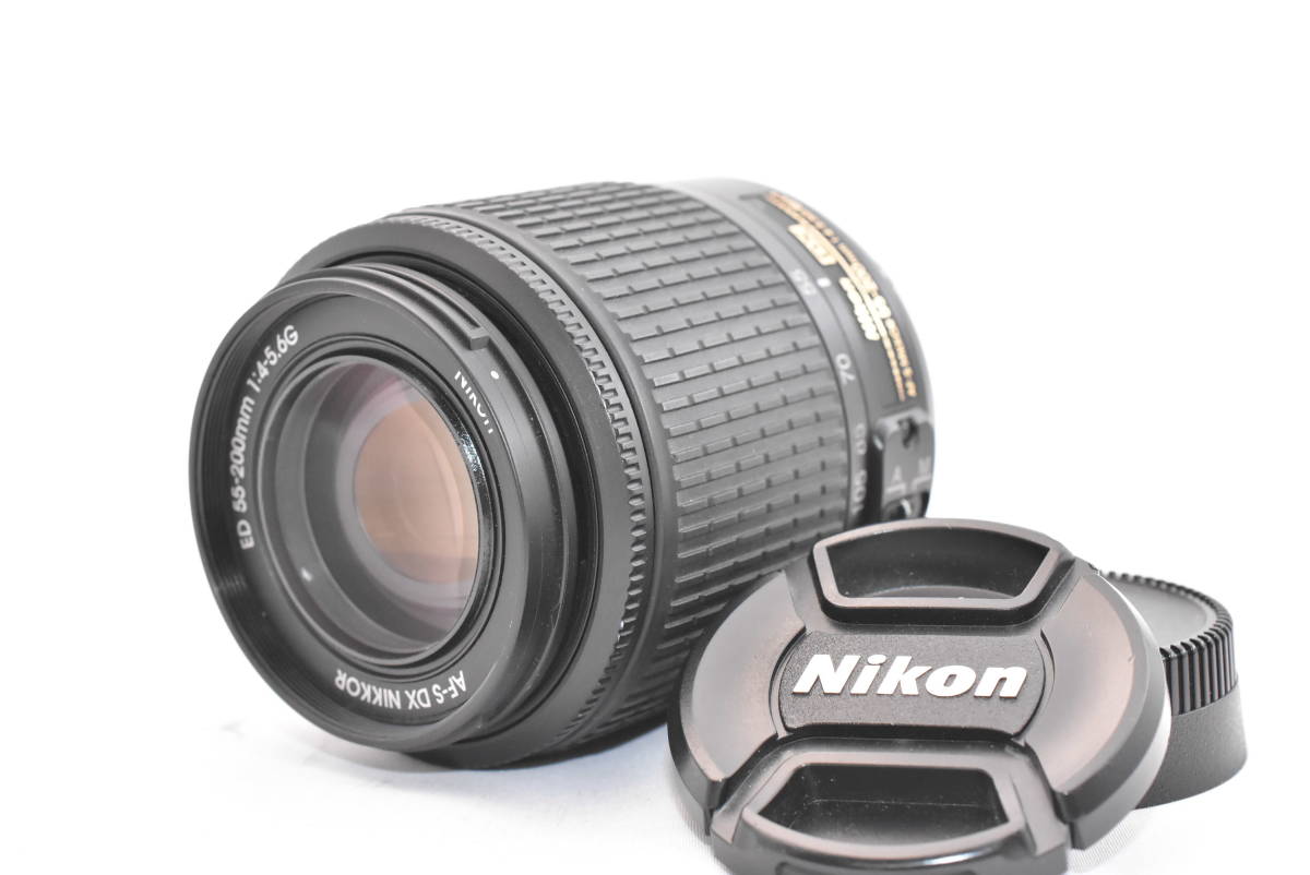 ★外観美品★Nikon ニコン Nikon AF-S DX NIKKOR 55-200mm F4-5.6 G ED レンズ（t4843）