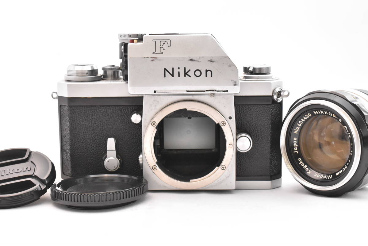 NIKON ニコン NIKON F フォトミック FTNシルバー / 非Ai 50mm F1.4. フィルムカメラレンズセット（t5503）