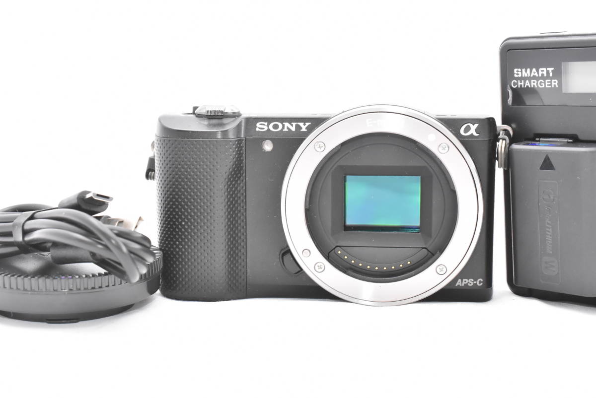 【美品・完動・ショット数1429回】SONY ソニー SONY α5000 ブラック デジタルカメラ（t4579）