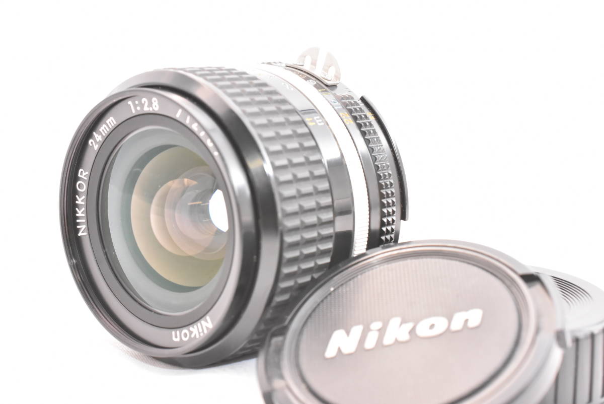 美品 ニコン Nikon ニコン Ai-s Nikkor 24mm F2.8 レンズ (t4713)