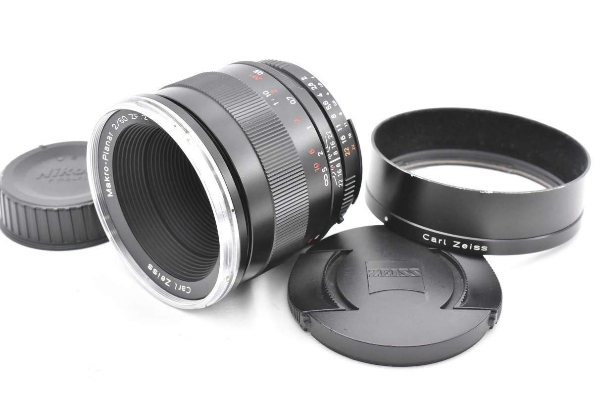 Carl Zeiss カールツァイス MAKRO-PLANAR マクロプラナー T* 50mm F2 ZF.2 レンズ (t4596)