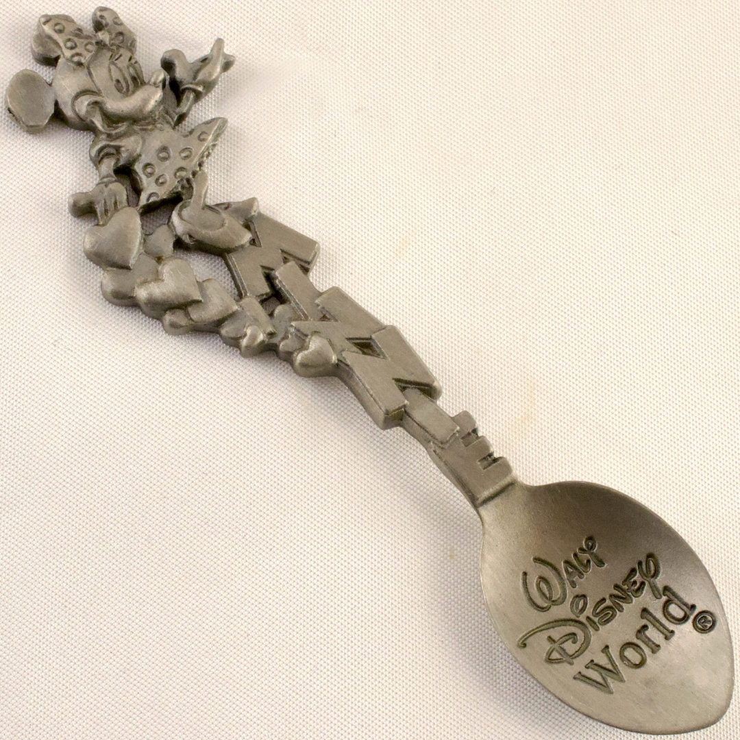 ミニーマウス スプーン Walt Disney World PEWTER COLLECTIBLE SPOON 未使用品_画像8