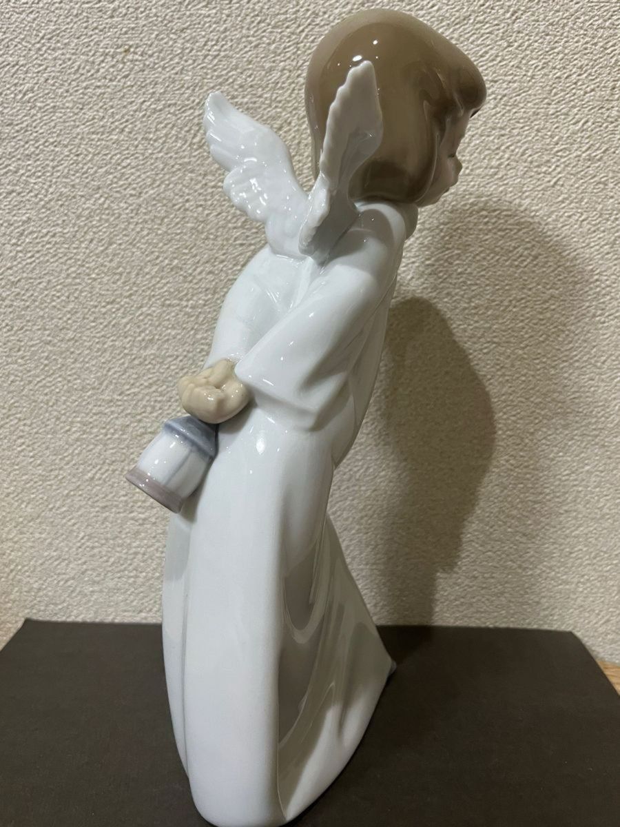 《美品》LLADRO リヤドロ  天使の考えごと  わかってきたぞ　陶器 置物 アンティーク 天使 フィギュリン