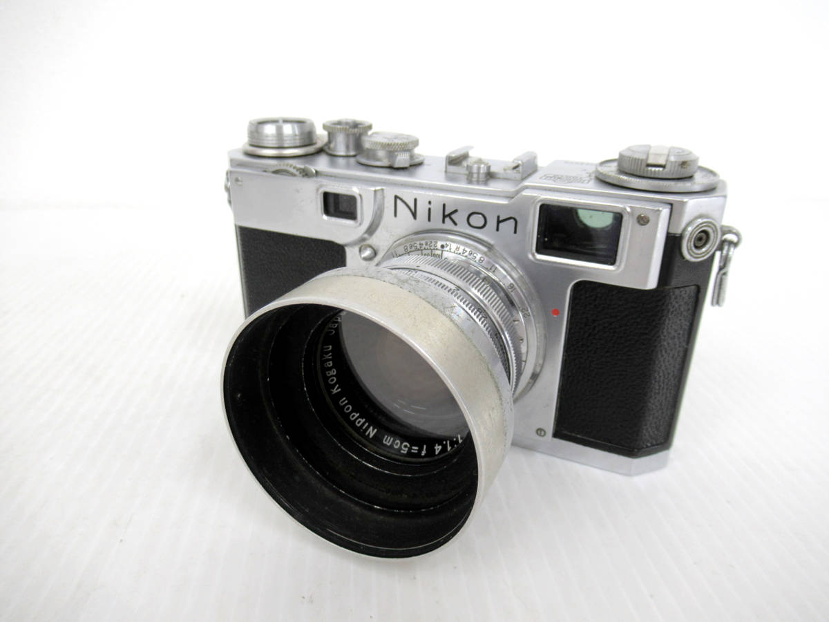 【Nikon/NIPPON KOGAKU】亥①12//S2/NIKKOR-S.C 1:1.4 f=5cm/防湿庫保管_画像1