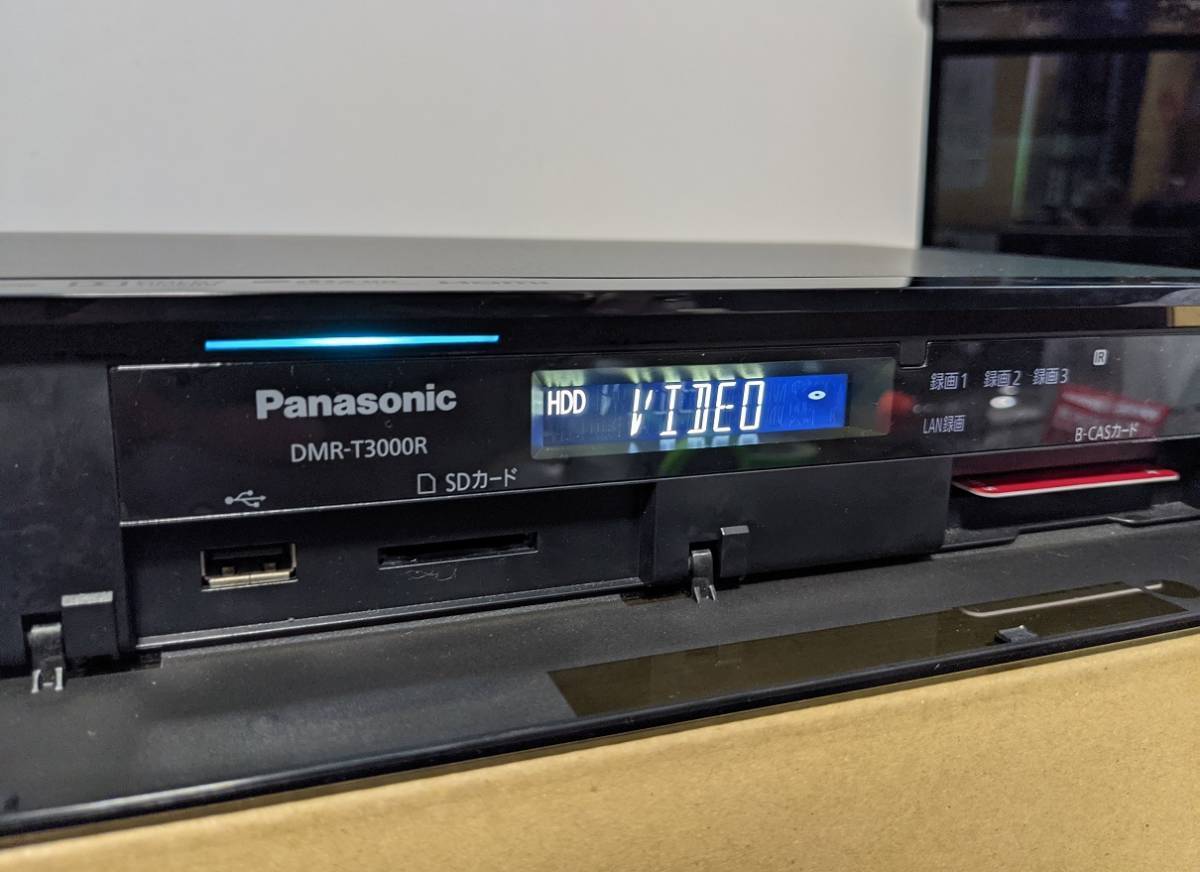 現行最上位機種 WD製 8TB HDD 換装　Panasonic ブルーレイレコーダー DIGA DMR-T3000R　3番組同時録画 _画像1