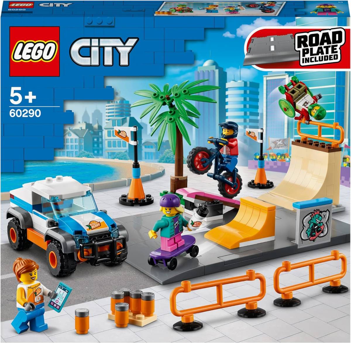 レゴ(LEGO) シティ レゴシティスケートパーク ロードプレート付 60290_画像5