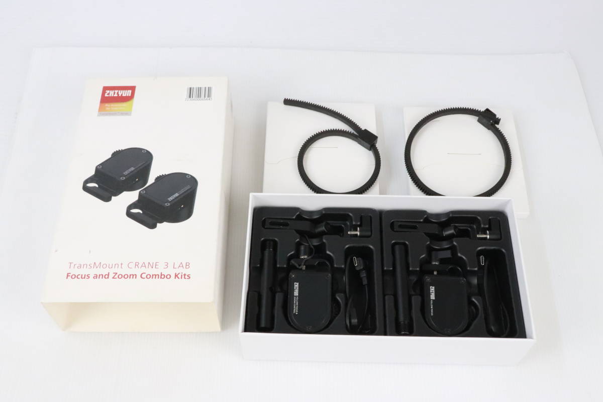 展示品・未検品★Zhiyun ジーウン TransMount CRANE 3 LAB Focus and Zoom Combo Kits ズームコンボキット カメラ ビデオ 撮影 用品 R102_画像1