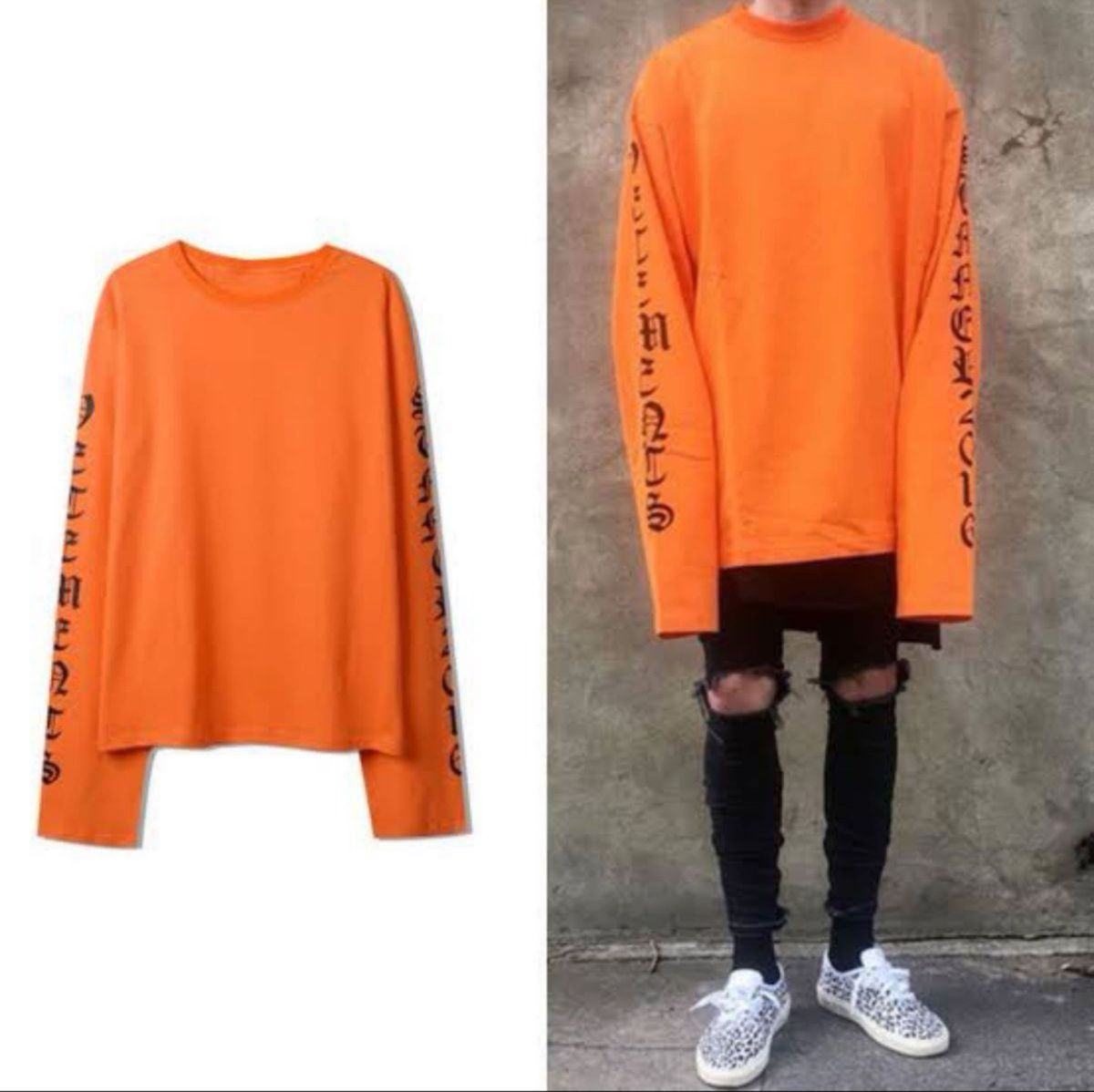 VETEMENTS ヴェトモン アームロゴ ロンT 芸能人多数着用|Yahoo VETEMENTS ヴェトモン アームロゴ ロンT 芸能人多数着用|Yahoo