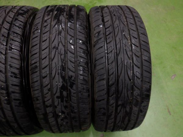 K 送料無料 極上美品 バリ山 2023年製 WEDS レオニスFS 19 5H114.3 8J+43 ヨコハマ AVID 225/40R19 クラウン カムリ マークＸ スカイライン_画像9