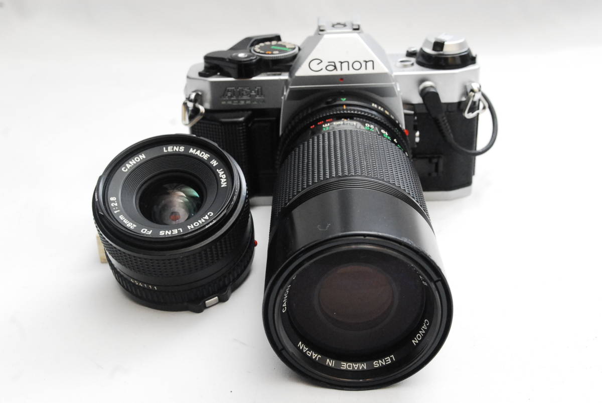 Canon AE-1 PROGRAM/FD 28mm /FD70-150mm 1227-8-151-2