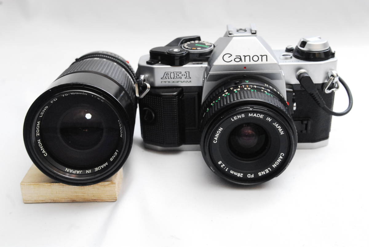 Canon AE-1 PROGRAM/FD 28mm /FD70-150mm 1227-8-151-2