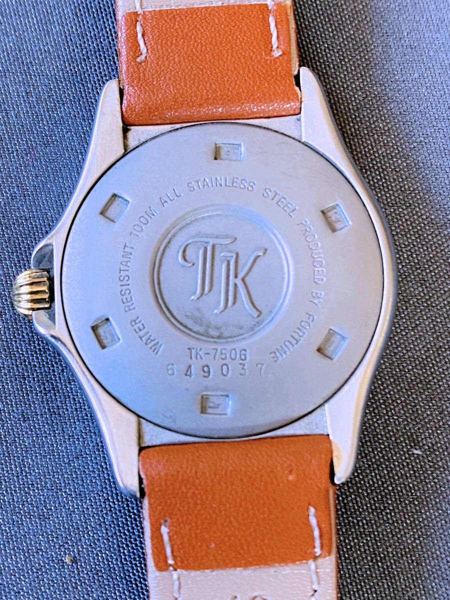 TAKEO KIKUCHI タケオキクチ 腕時計 TK-7506 稼動中 良品_画像9
