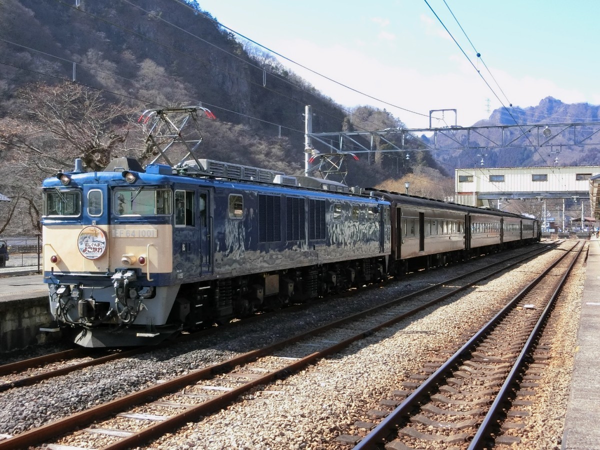 ★[88-19]鉄道写真:JR EF64形電気機関車(ELぐんまよこかわ)★Lサイズ_画像1