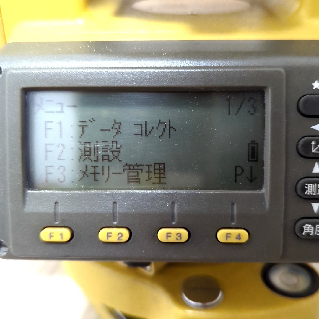 ★動作OK★ TOPCON CS-235WF トプコン トータルステーション 測量機器 バッテリー ケース付き_画像10