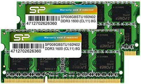 【残りわずか】 DDR3 ノートPC用メモリ 1600 PC3-12800 シリコンパワー 8GB×2枚 16GB 204Pin _画像1