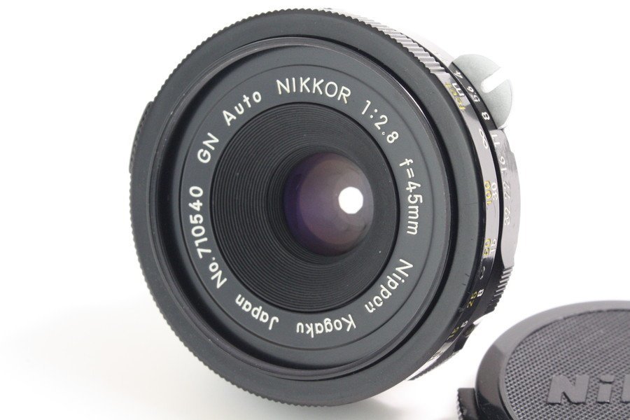 【 HORITA CAMERA 】B(良品) 2662 Nikon GN Ai Auto NIKKOR 45mm F2.8 710540 ニコン 単焦点 パンケーキレンズ 携行性抜群_画像2