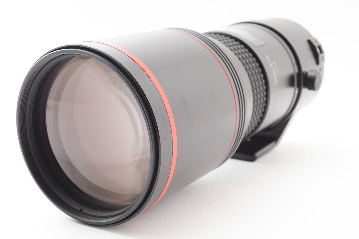 当季大流行 Tokina 【並品】キャノン AT-X 0774 オートフォーカス EF Canon for Lens Focus Close F/5.6 400mm AF SD キヤノン