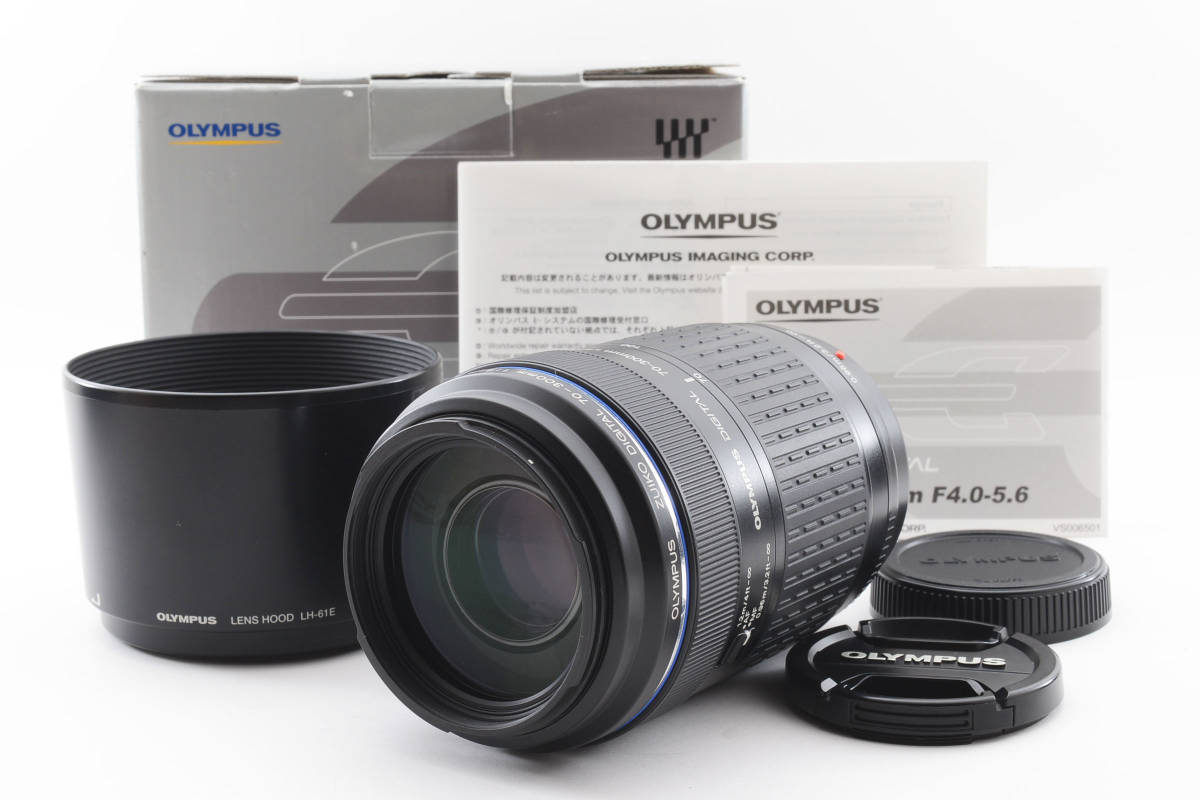 【美品】オリンパス Olympus Zuiko Digital 70-300mm f/4-5.6 ED Lens For Four Thirds オートフォーカス 0802