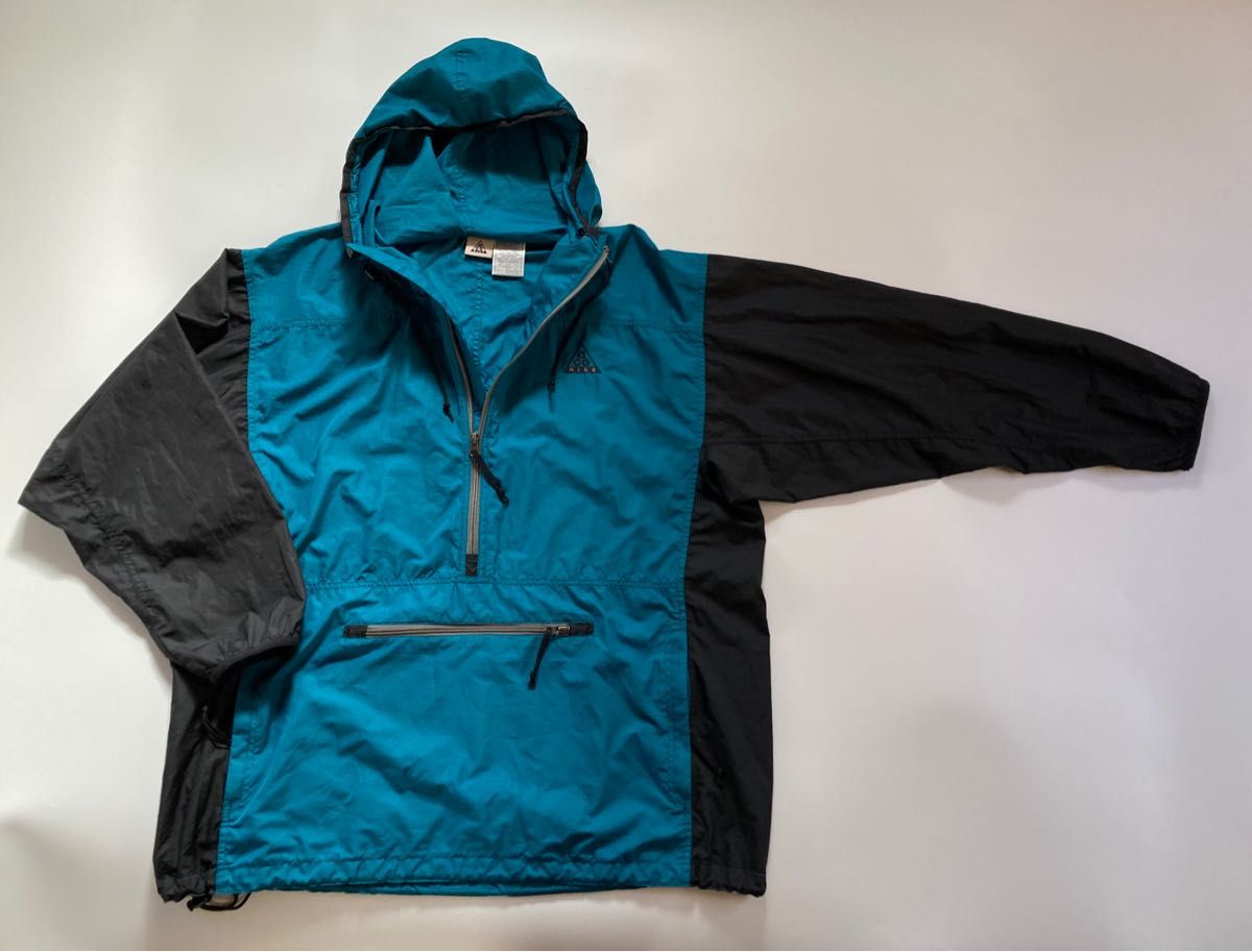 NIKE ACG 90s アノラックパーカー L ブラック×ブルー|Yahoo NIKE ACG 90s アノラックパーカー L ブラック×ブルー|Yahoo