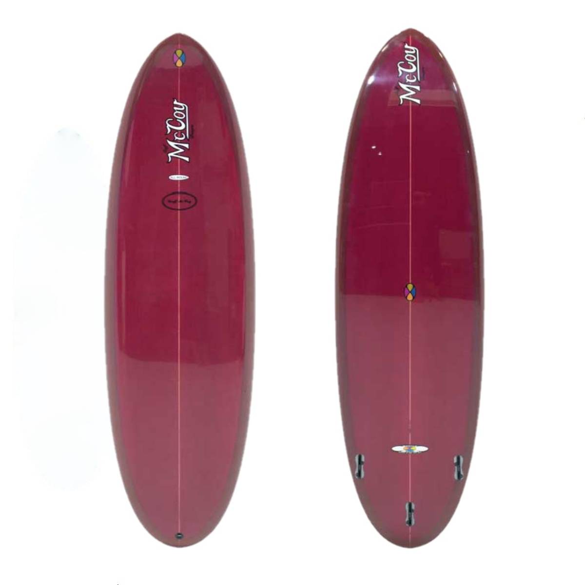 ☆★新入荷★☆ 6'10” 51L ALL ROUND NUGGET XF(EPS) BLOOD/MCCOY マッコイ サーフボード ミッドレングス ファン お洒落 最安値 小波 浮力_画像2